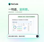 NoCode合用于数据阐发、产物原、运营东西开辟及